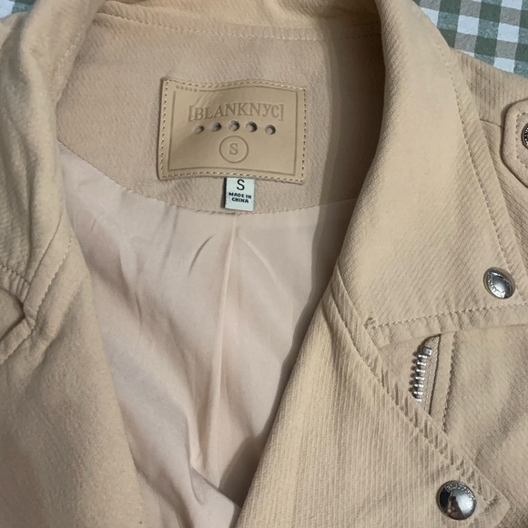 Blank NYC Beige Jacket with Silver Accents - Picture 6 of 7